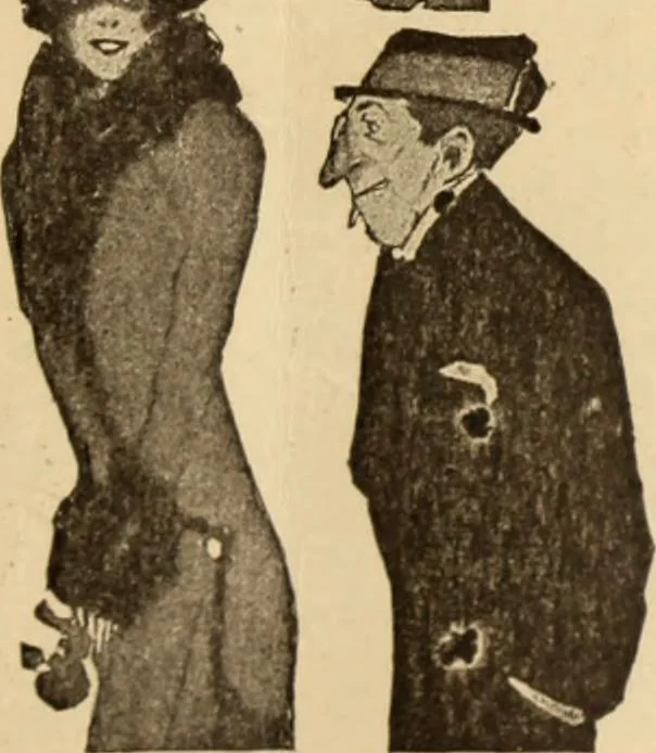 An illustration from Caricature. ed 1913, 1913, leaf 28