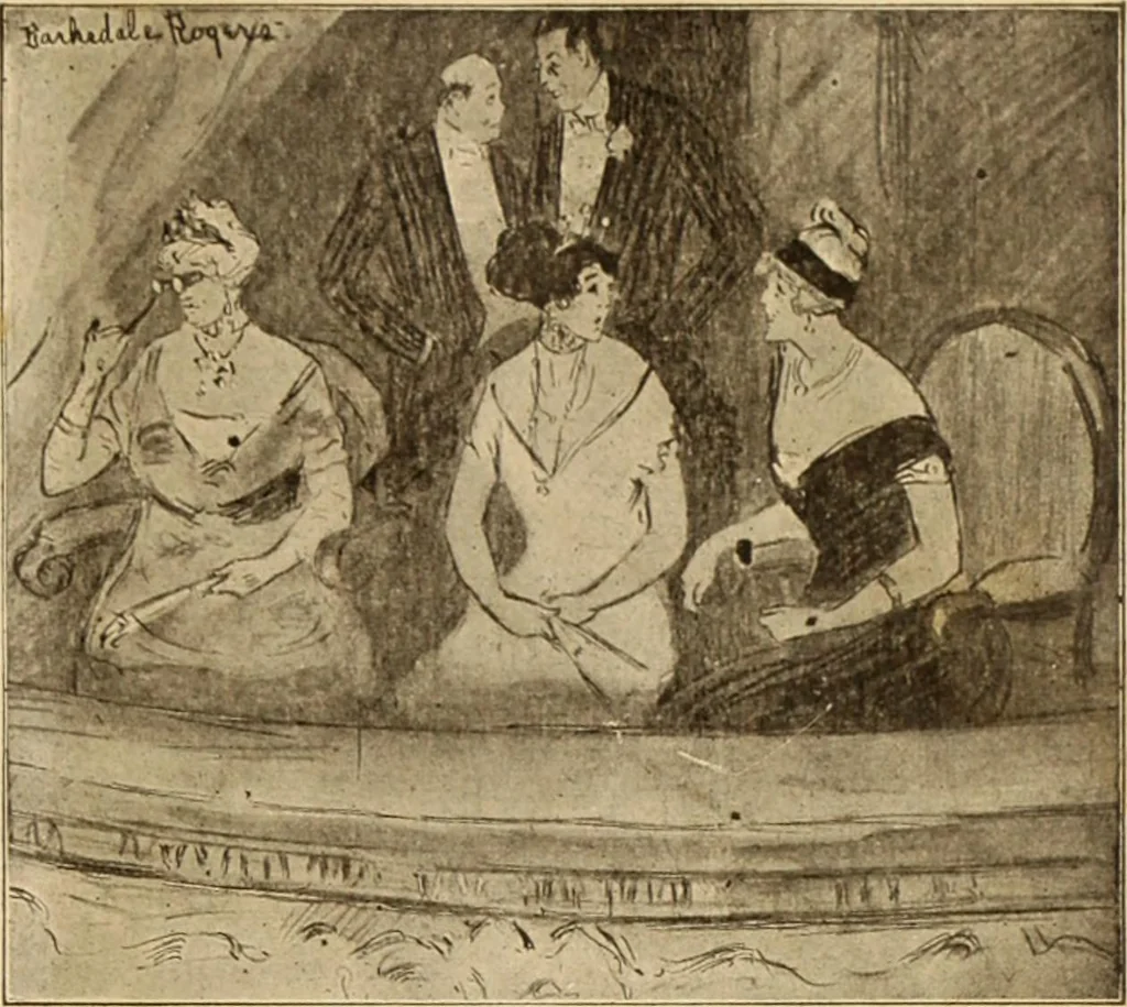 An illustration from Caricature. ed 1913, 1913, leaf 30