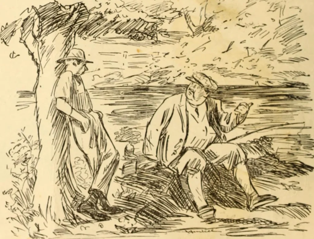 An illustration from Caricature. ed 1913, 1913, leaf 31