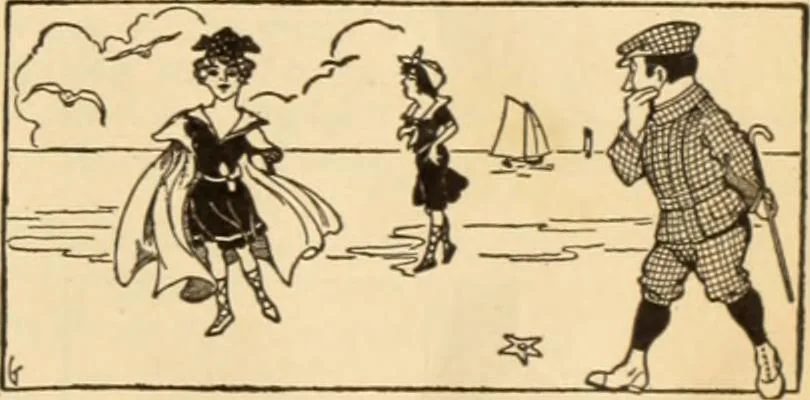 An illustration from Caricature. ed 1913, 1913, leaf 34