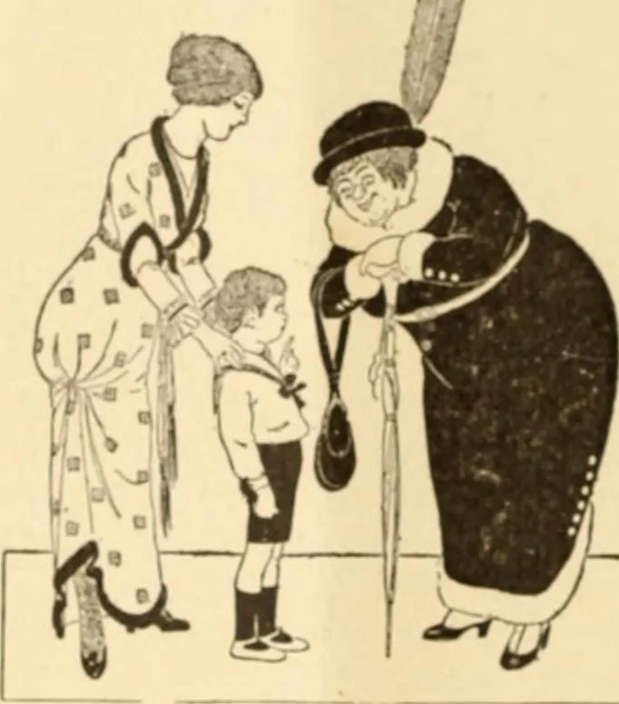 An illustration from Caricature. ed 1913, 1913, leaf 35