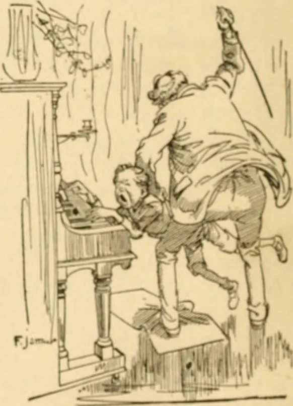 An illustration from Caricature. ed 1913, 1913, leaf 35