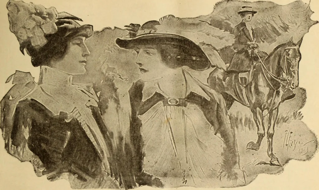 An illustration from Caricature. ed 1913, 1913, leaf 38