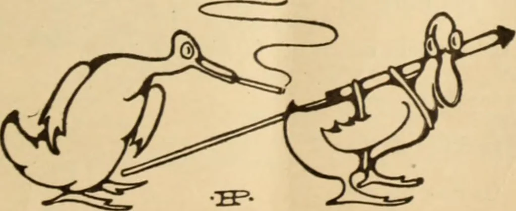 An illustration from Caricature. ed 1913, 1913, leaf 38