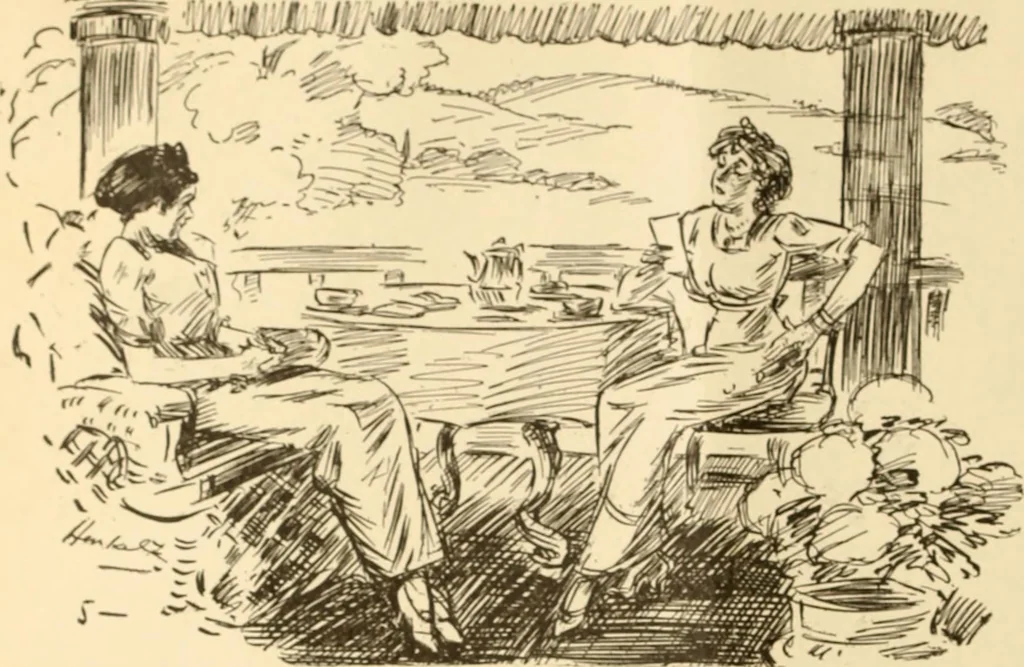 An illustration from Caricature. ed 1913, 1913, leaf 39