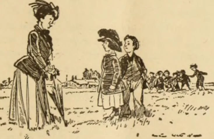 An illustration from Caricature. ed 1913, 1913, leaf 40