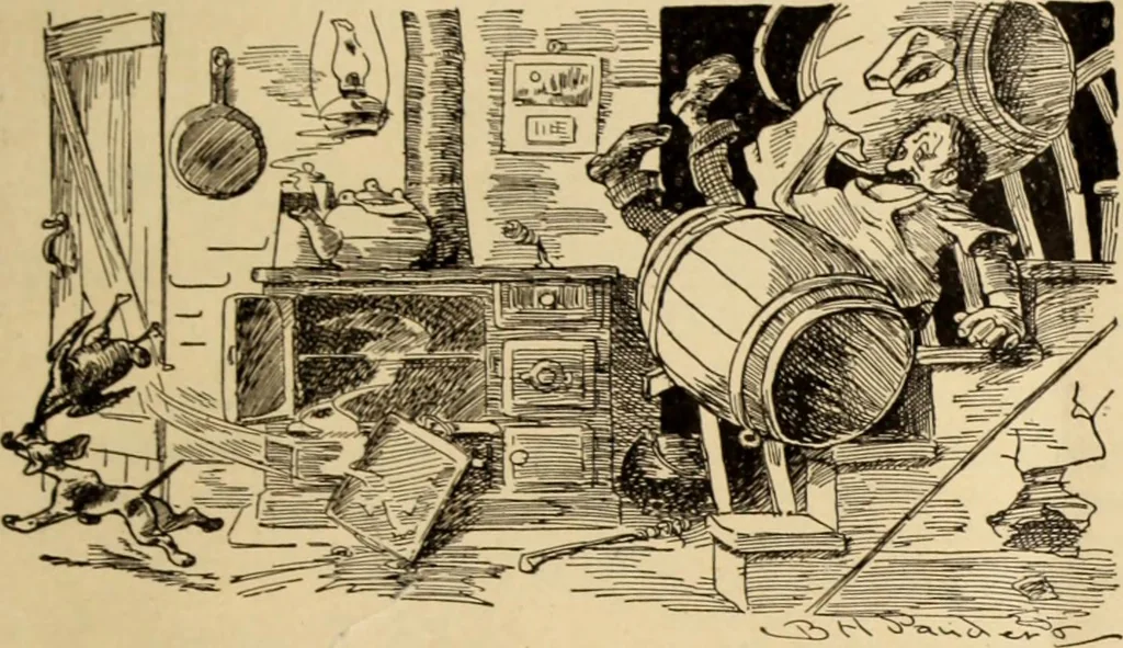An illustration from Caricature. ed 1913, 1913, leaf 42