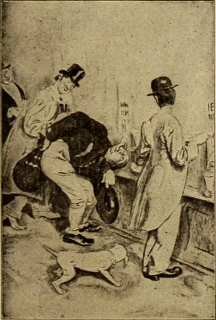 An illustration from Caricature. ed 1913, 1913, leaf 46