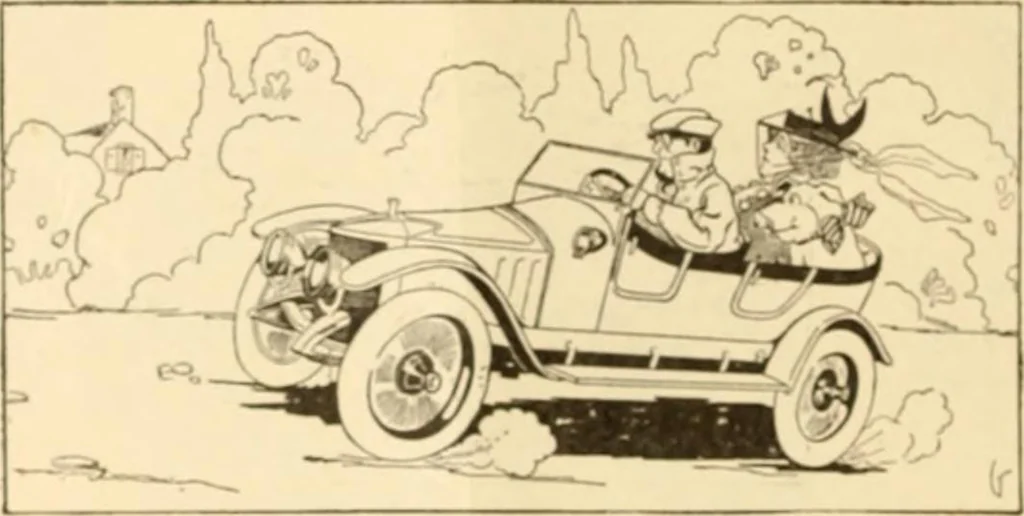 An illustration from Caricature. ed 1913, 1913, leaf 47