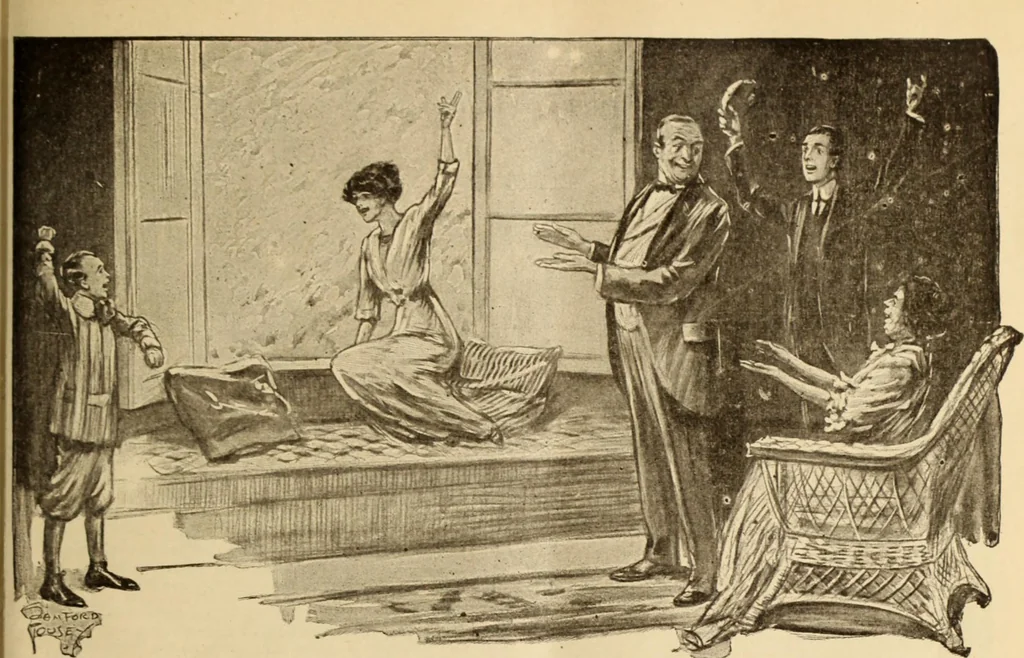 An illustration from Caricature. ed 1913, 1913, leaf 50