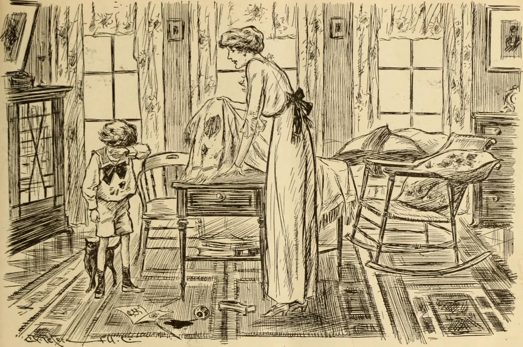 An illustration from Caricature. ed 1913, 1913, leaf 52