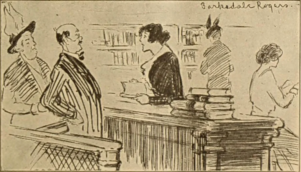 An illustration from Caricature. ed 1913, 1913, leaf 52