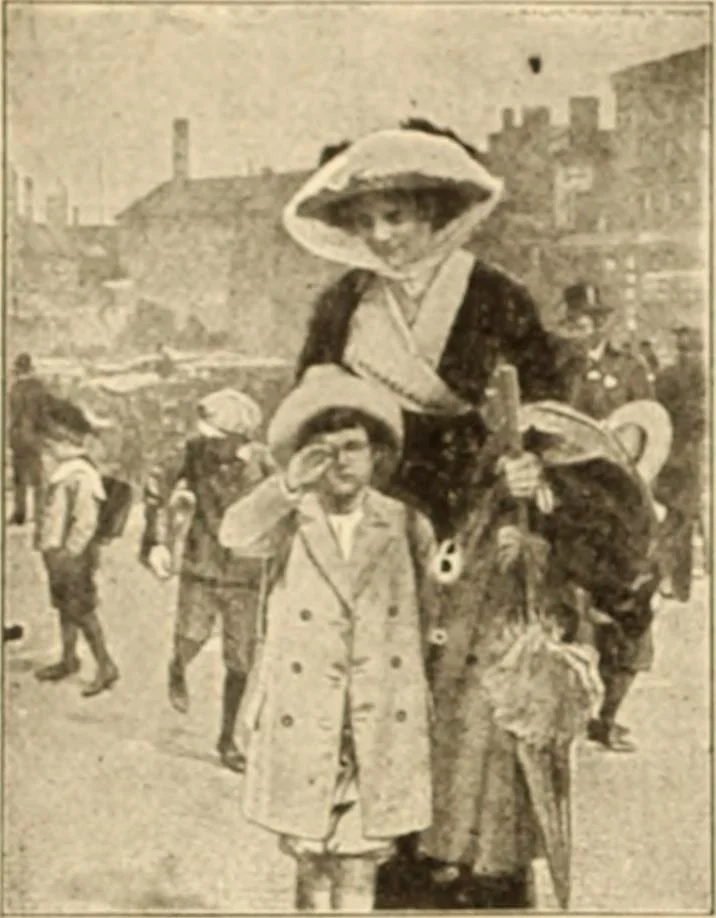 An illustration from Caricature. ed 1913, 1913, leaf 53