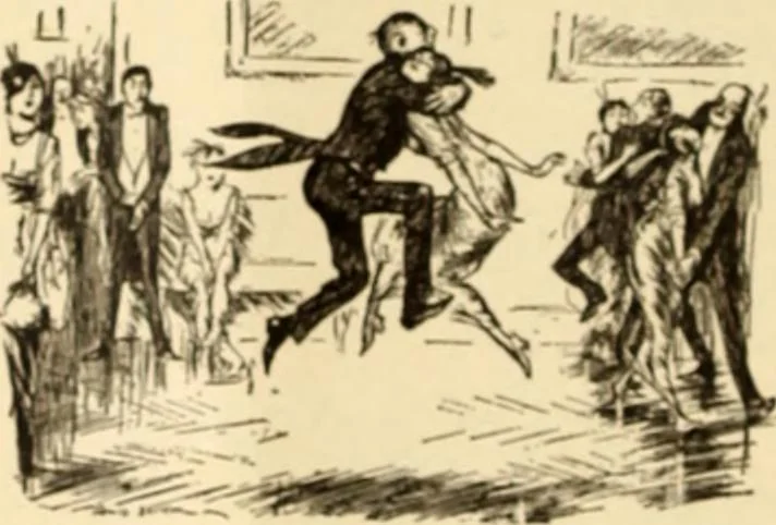An illustration from Caricature. ed 1913, 1913, leaf 53