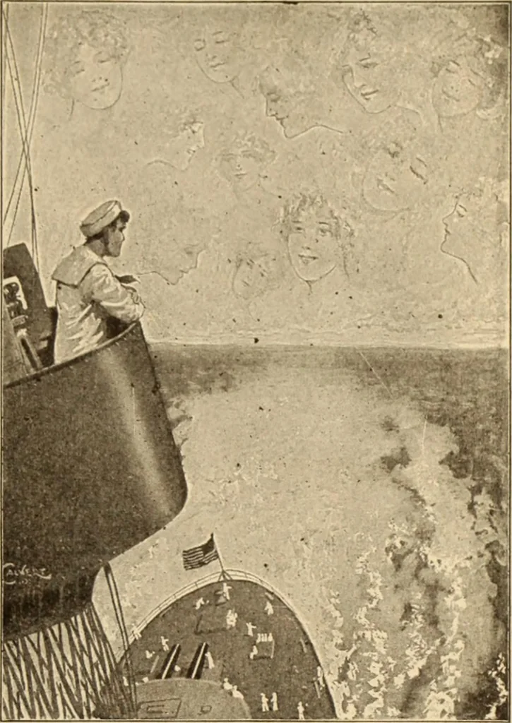 An illustration from Caricature. ed 1913, 1913, leaf 56