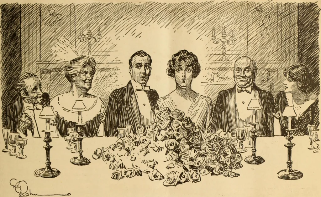An illustration from Caricature. ed 1913, 1913, leaf 6