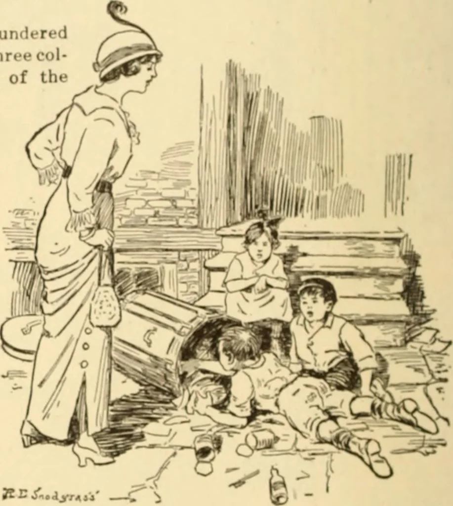 An illustration from Caricature. ed 1913, 1913, leaf 61