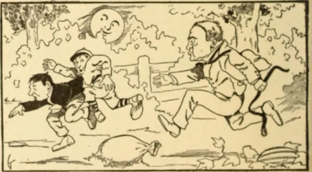 An illustration from Caricature. ed 1913, 1913, leaf 65