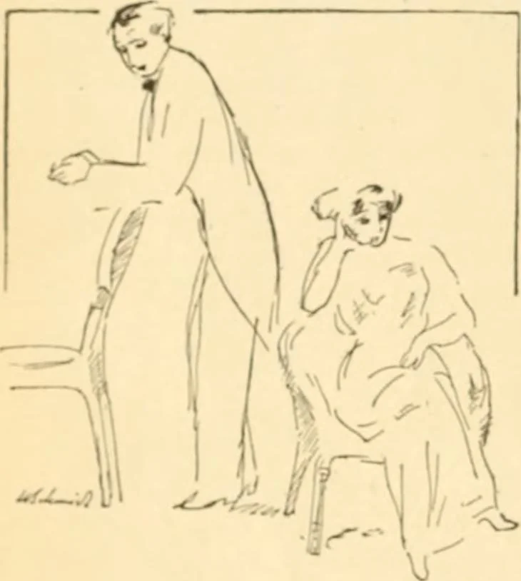 An illustration from Caricature. ed 1913, 1913, leaf 67