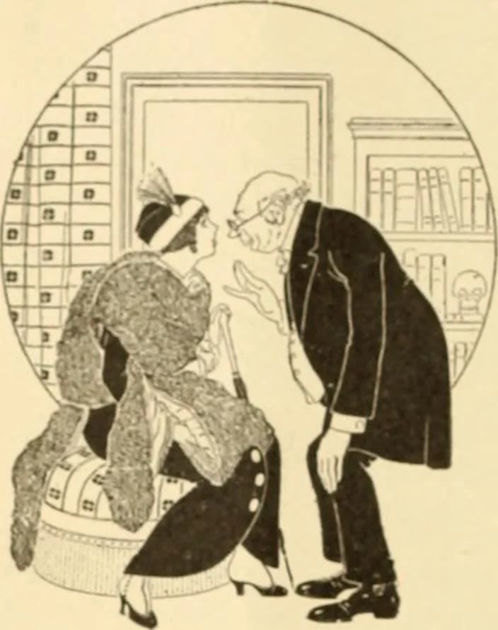 An illustration from Caricature. ed 1913, 1913, leaf 67