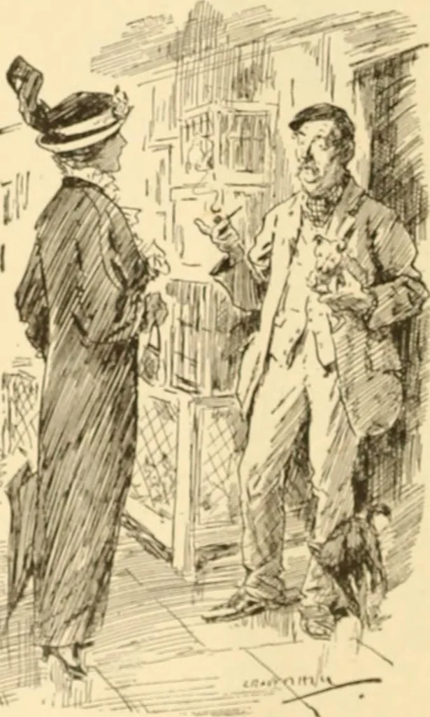 An illustration from Caricature. ed 1913, 1913, leaf 67