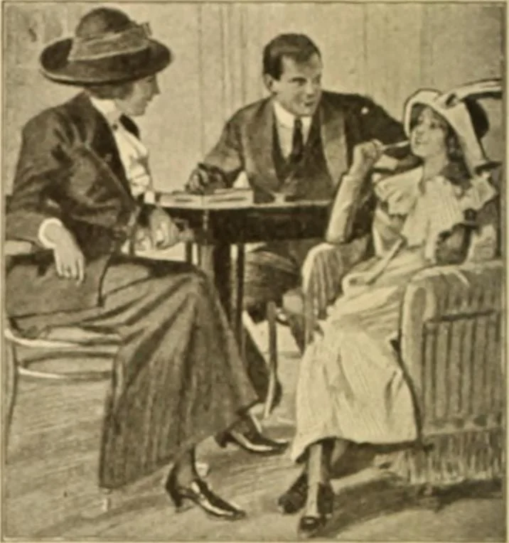 An illustration from Caricature. ed 1913, 1913, leaf 67
