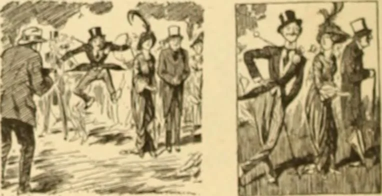 An illustration from Caricature. ed 1913, 1913, leaf 67