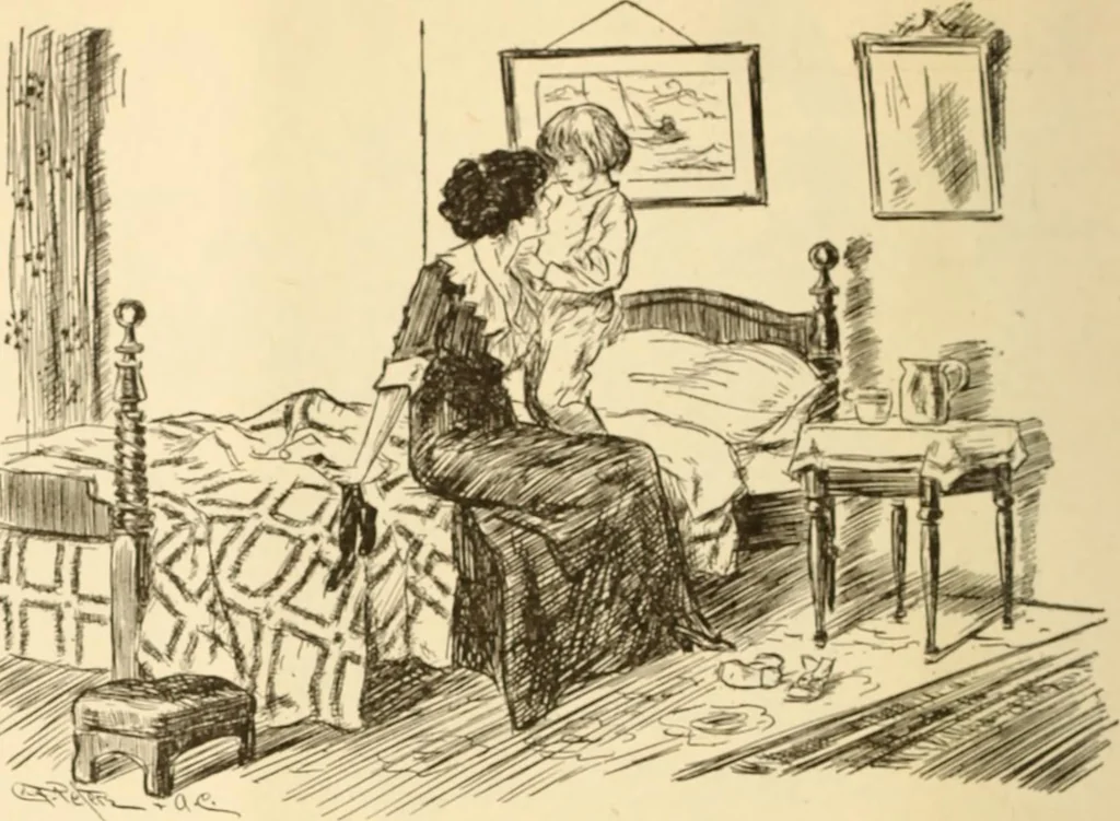 An illustration from Caricature. ed 1913, 1913, leaf 69