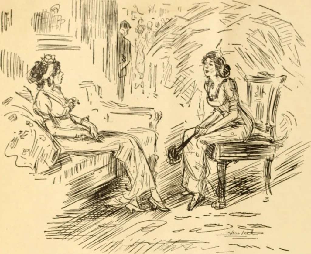 An illustration from Caricature. ed 1913, 1913, leaf 7