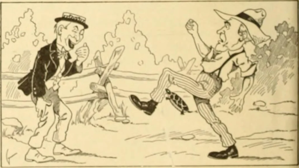 An illustration from Caricature. ed 1913, 1913, leaf 71