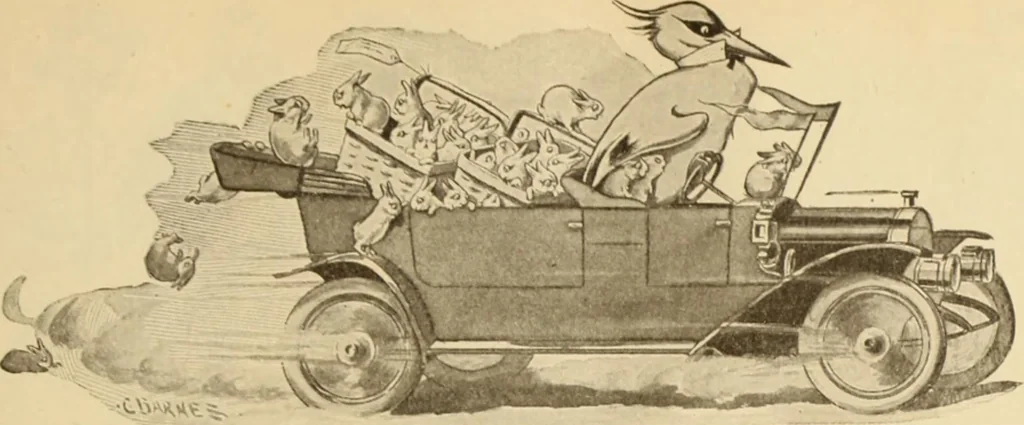 An illustration from Caricature. ed 1913, 1913, leaf 72