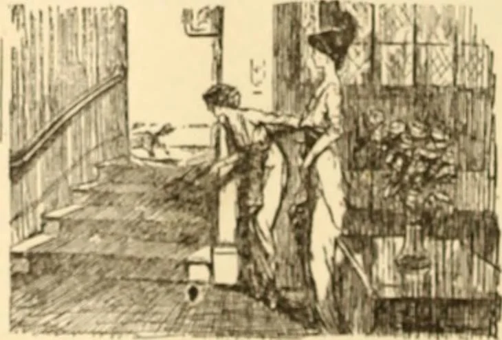 An illustration from Caricature. ed 1913, 1913, leaf 73