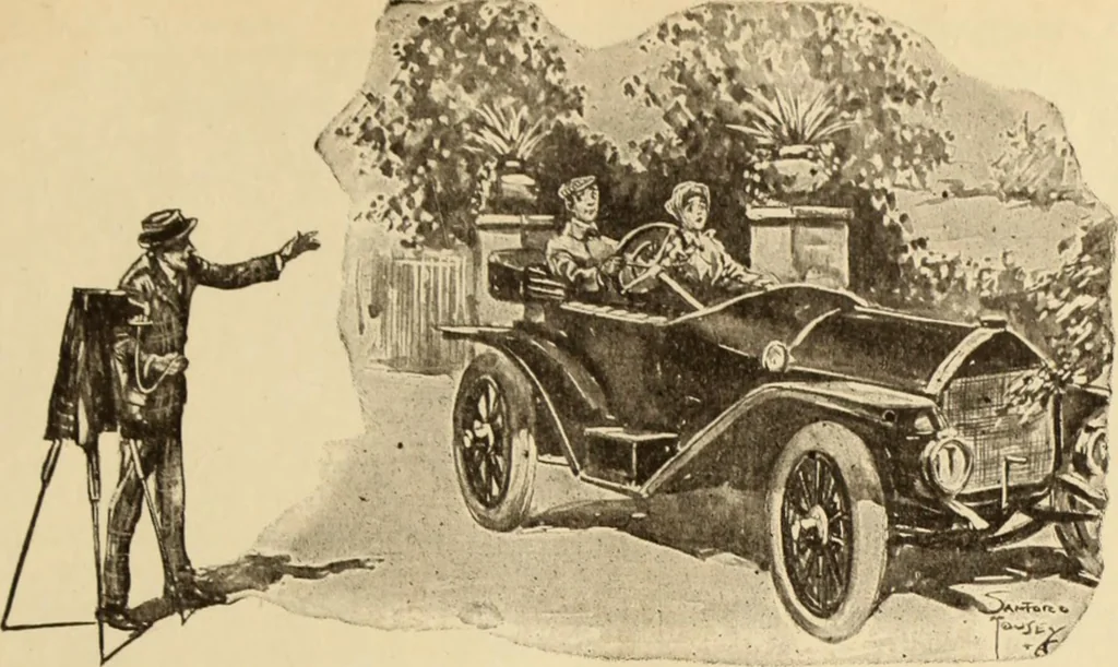 An illustration from Caricature. ed 1913, 1913, leaf 74