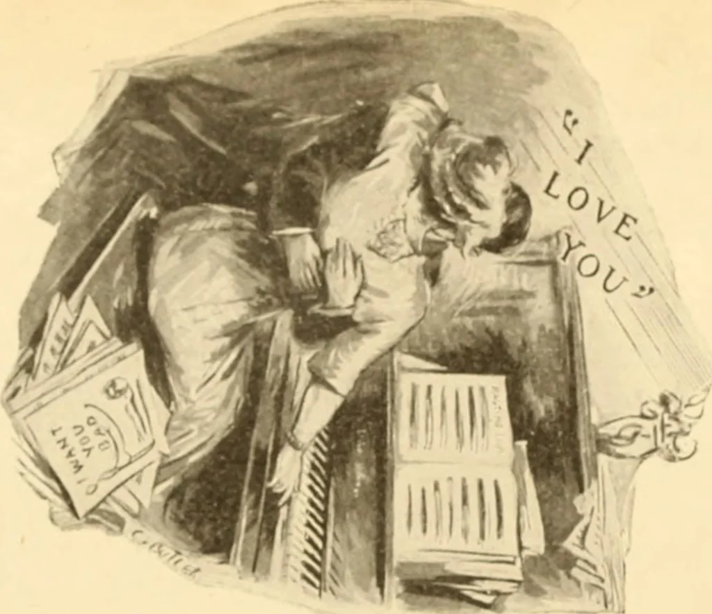 An illustration from Caricature. ed 1913, 1913, leaf 75