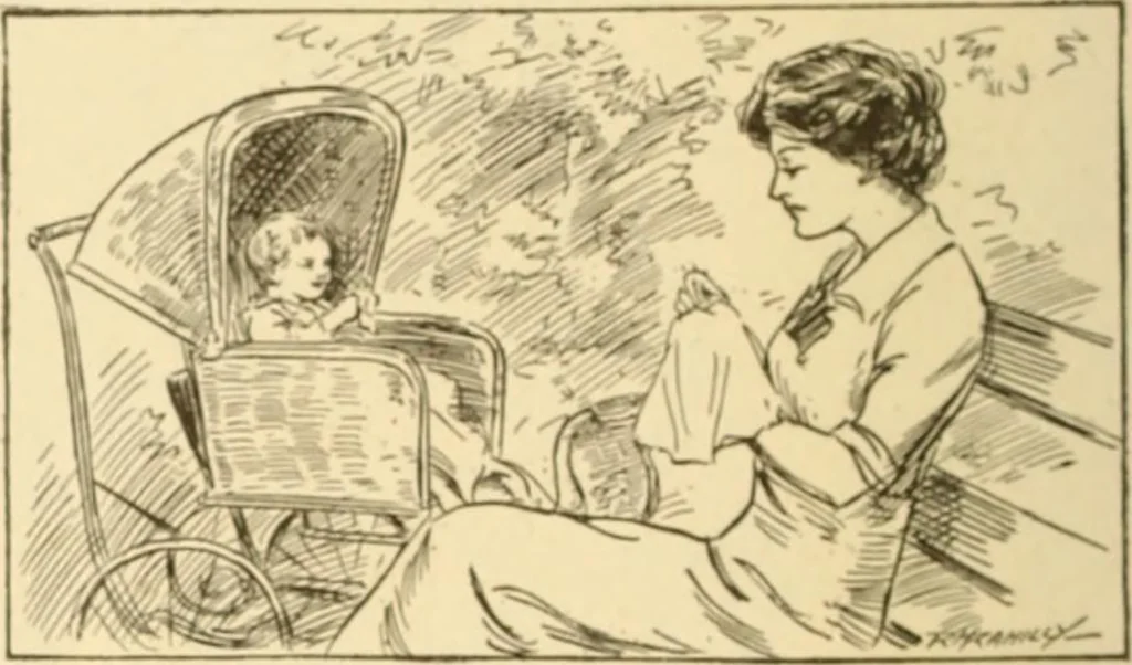 An illustration from Caricature. ed 1913, 1913, leaf 75