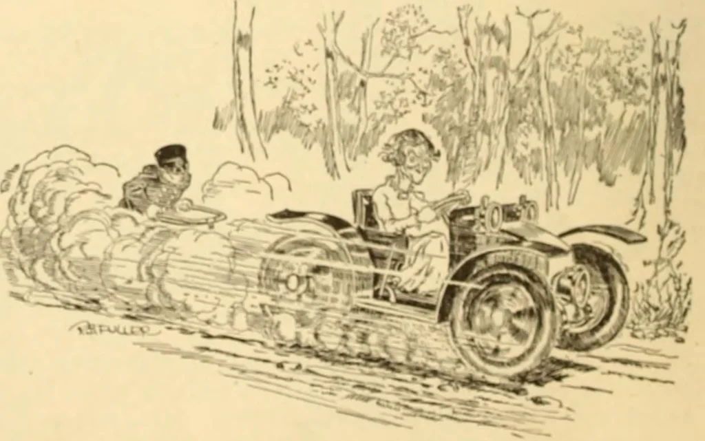 An illustration from Caricature. ed 1913, 1913, leaf 75