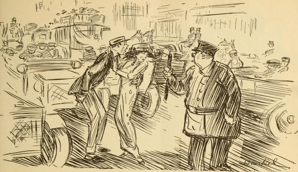 An illustration from Caricature. ed 1913, 1913, leaf 76