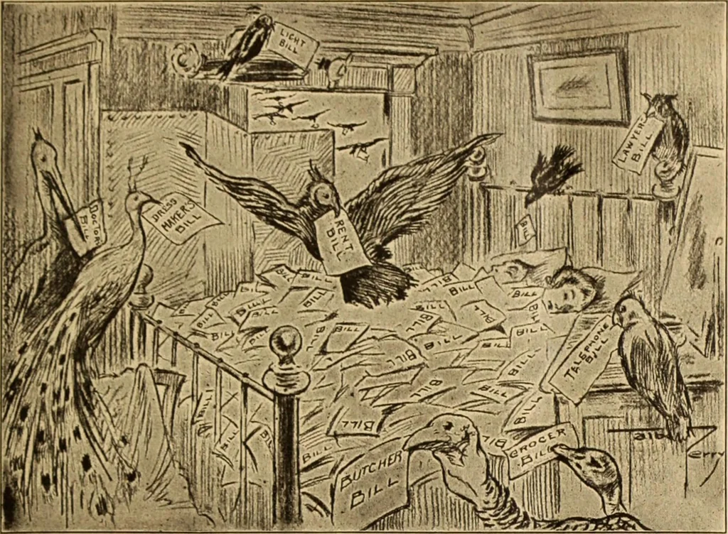 An illustration from Caricature. ed 1913, 1913, leaf 8