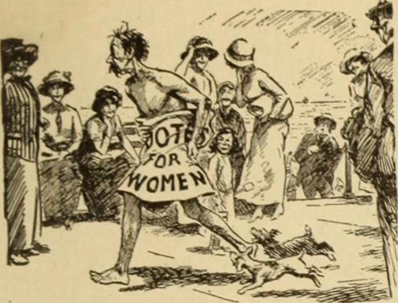An illustration from Caricature. ed 1913, 1913, leaf 80