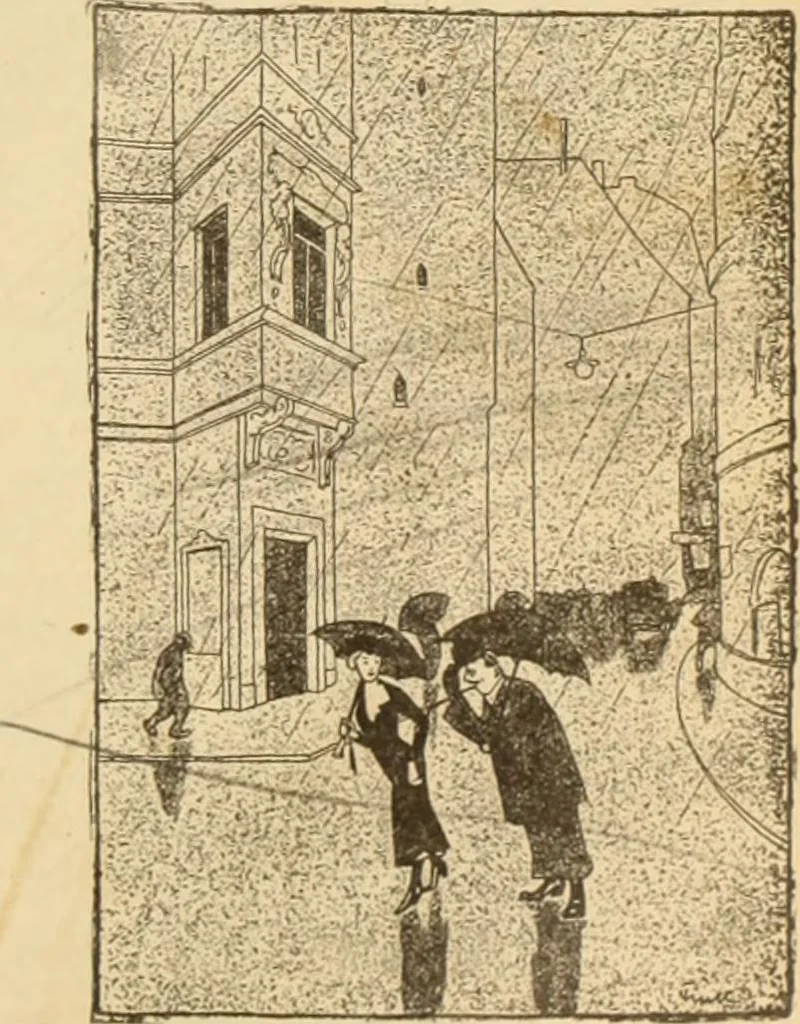 An illustration from Caricature. ed 1913, 1913, leaf 80