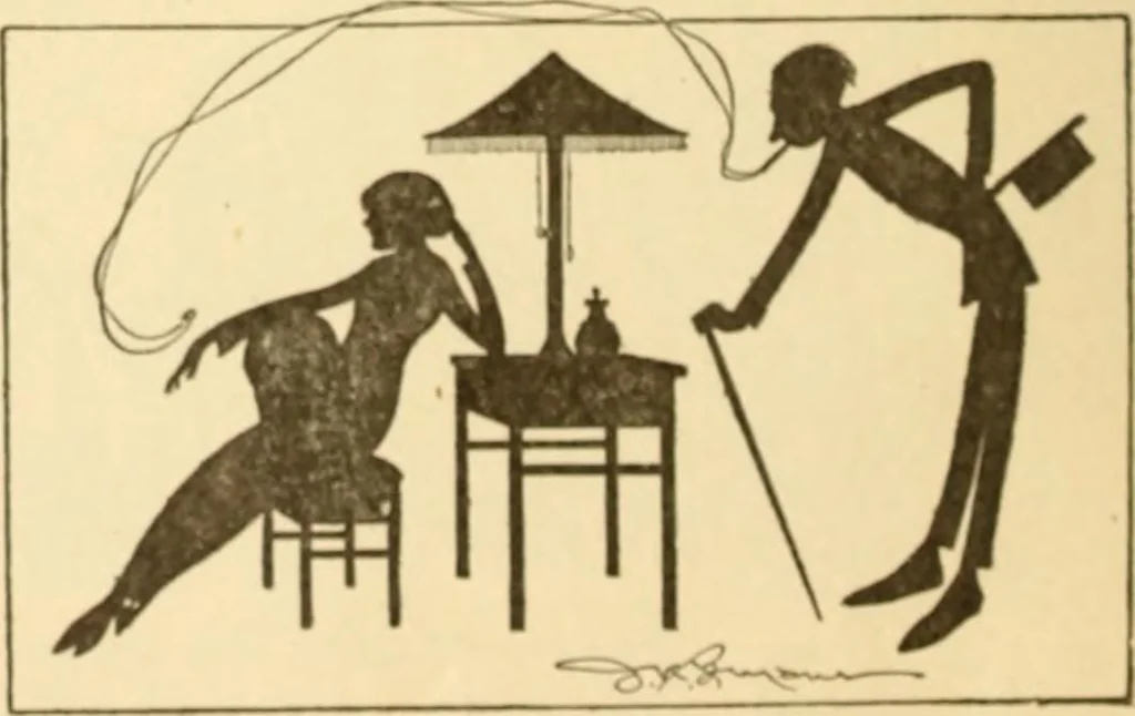 An illustration from Caricature. ed 1913, 1913, leaf 81