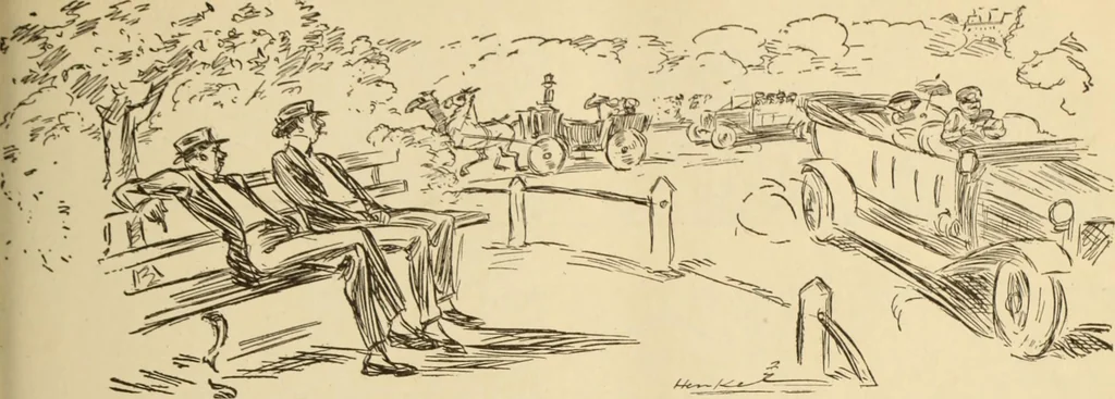 An illustration from Caricature. ed 1913, 1913, leaf 82