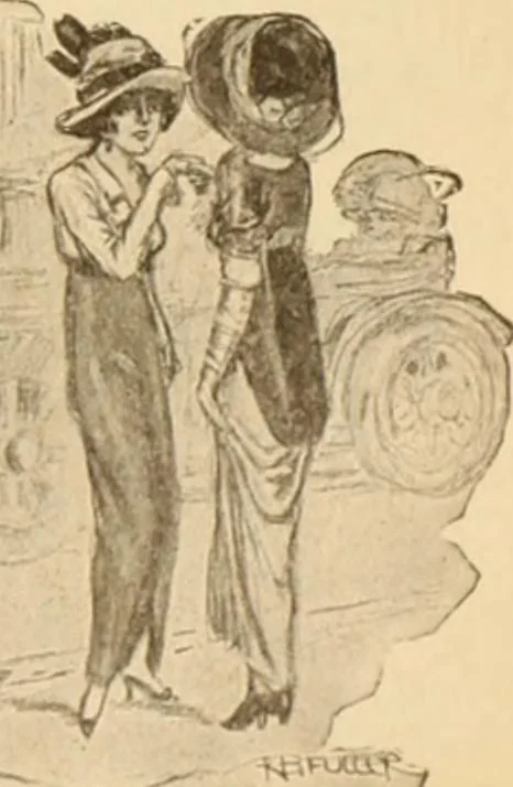 An illustration from Caricature. ed 1913, 1913, leaf 82