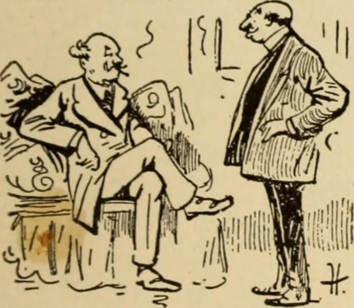 An illustration from Caricature. ed 1913, 1913, leaf 86