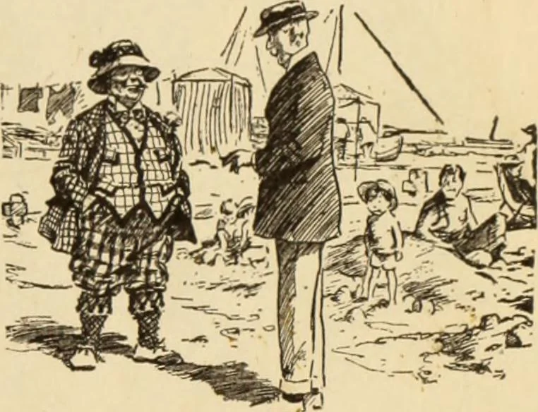 An illustration from Caricature. ed 1913, 1913, leaf 86