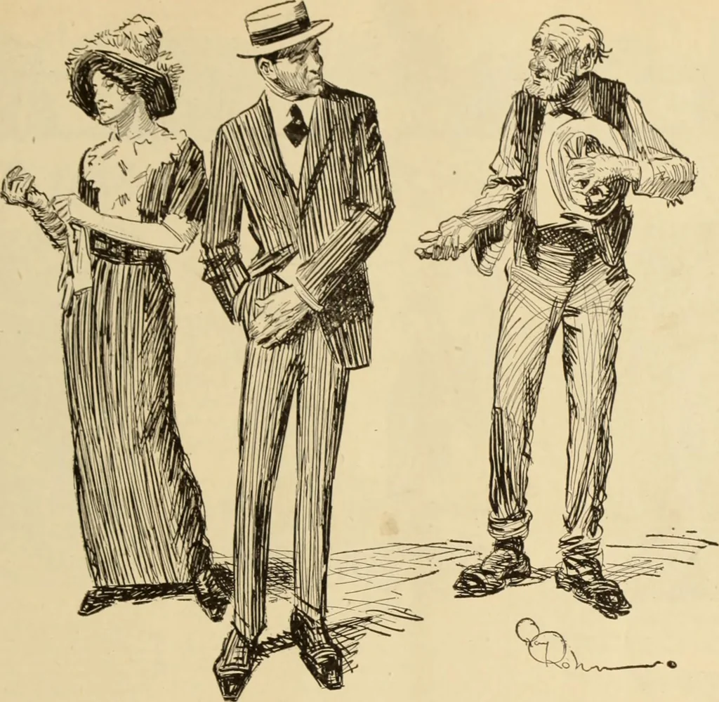 An illustration from Caricature. ed 1913, 1913, leaf 88