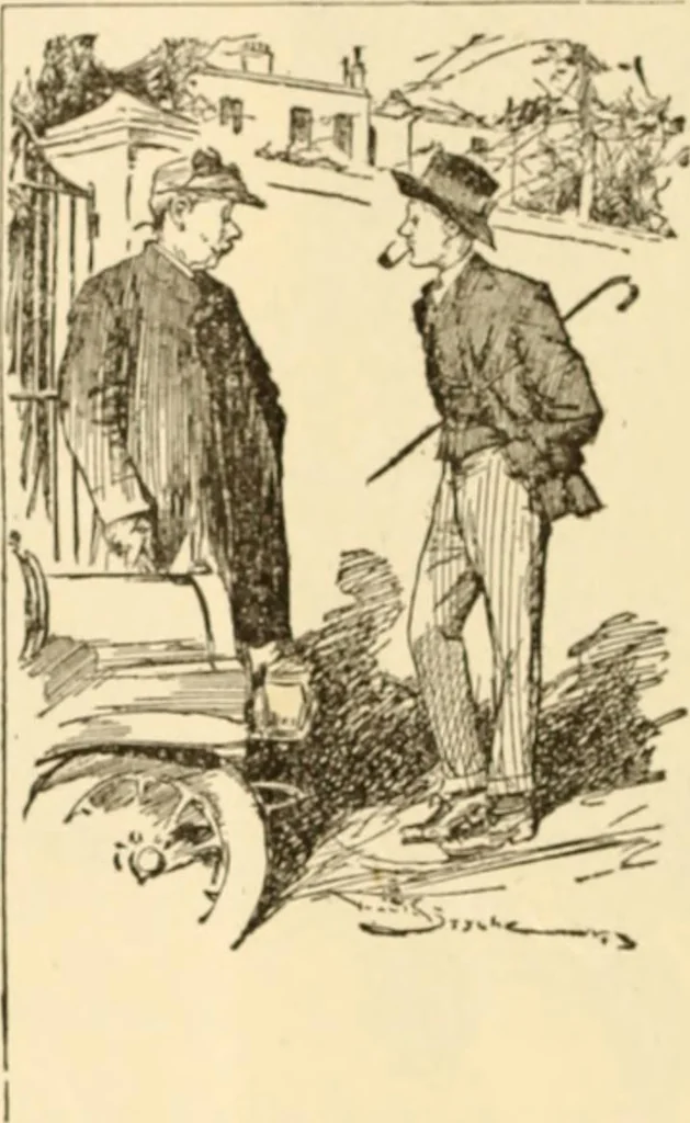 An illustration from Caricature. ed 1913, 1913, leaf 89