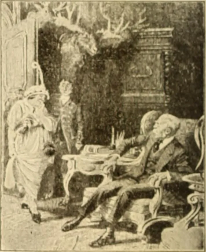 An illustration from Caricature. ed 1913, 1913, leaf 89