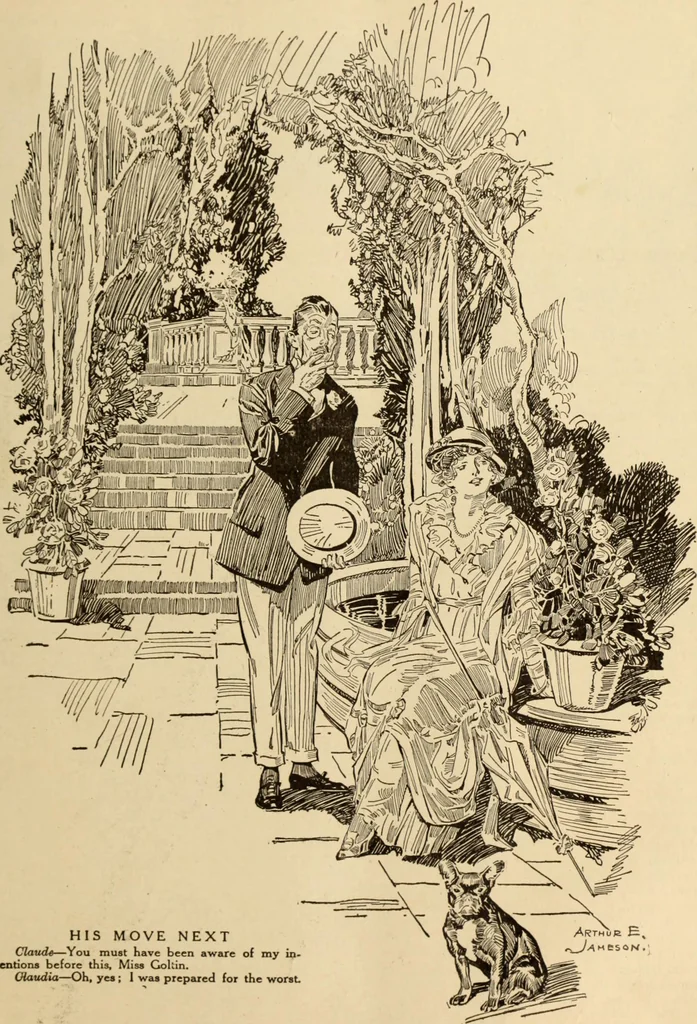An illustration from Caricature. ed 1913, 1913, leaf 94