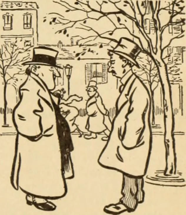 An illustration from Caricature. ed 1913, 1913, leaf 96